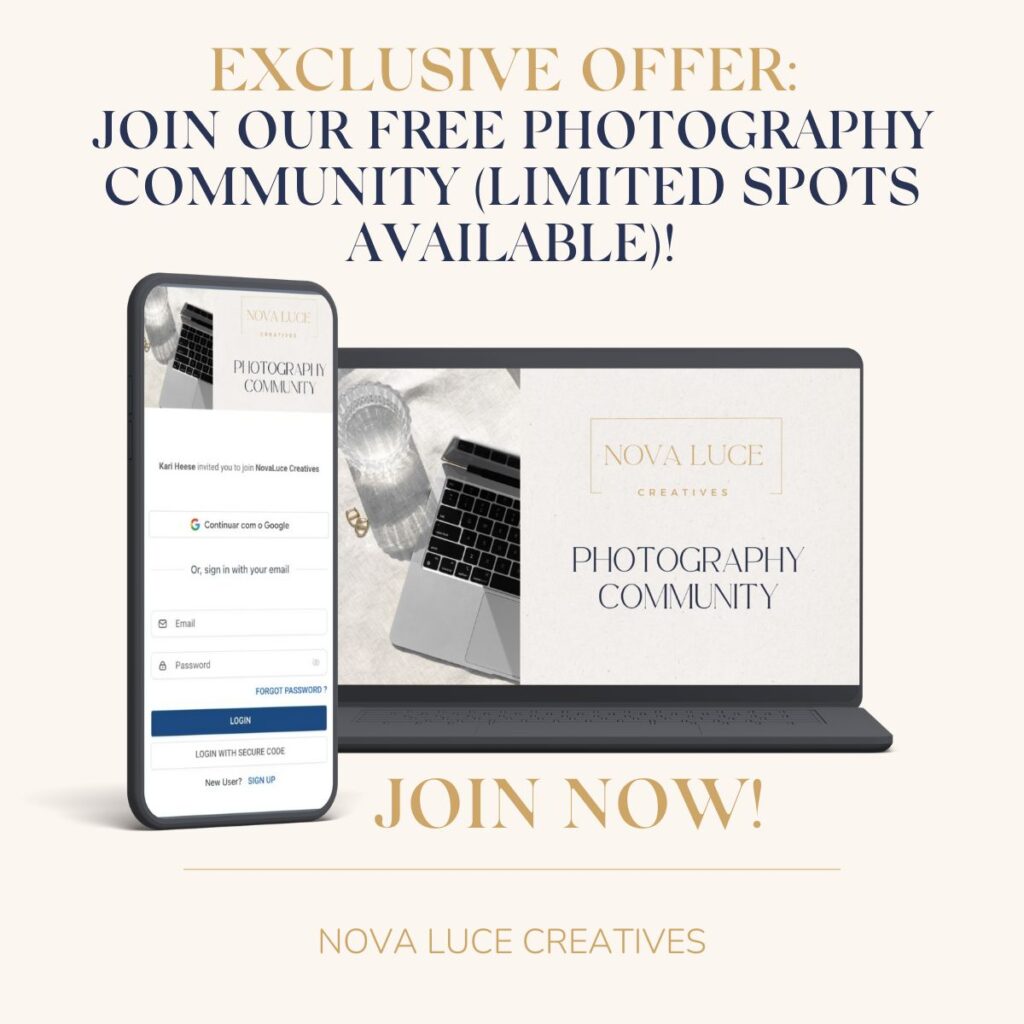 infographic about free photographer community 
